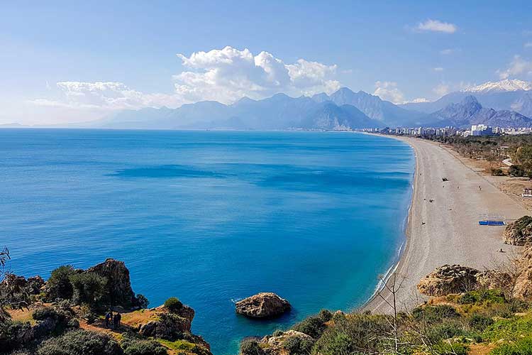 ساحل آنتالیا / Antalya یکی از بهترین سواحل ترکیه