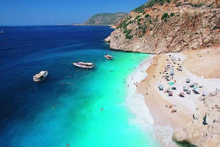 ساحل کاپوتاش / Kaputaş Beach یکی از بهترین سواحل ترکیه